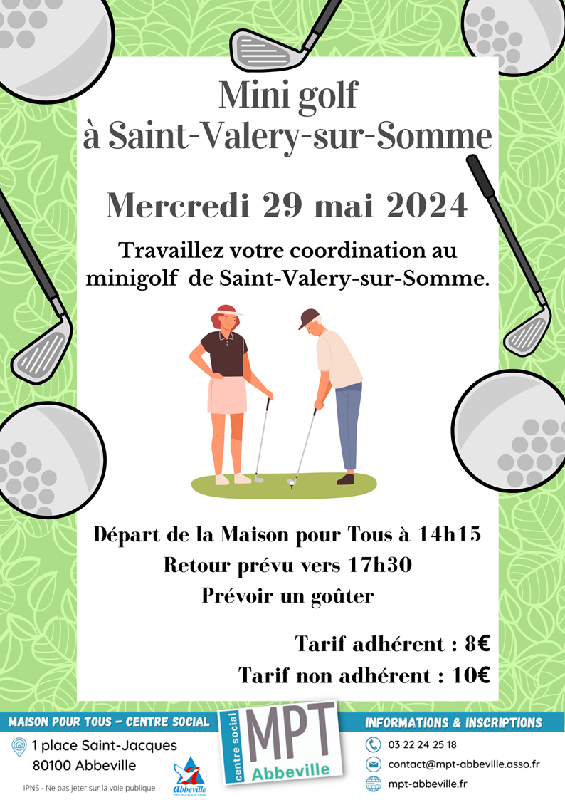 Mini golf à Saint-Valery-sur-Somme