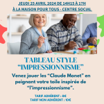Tableau style "impressionnisme"