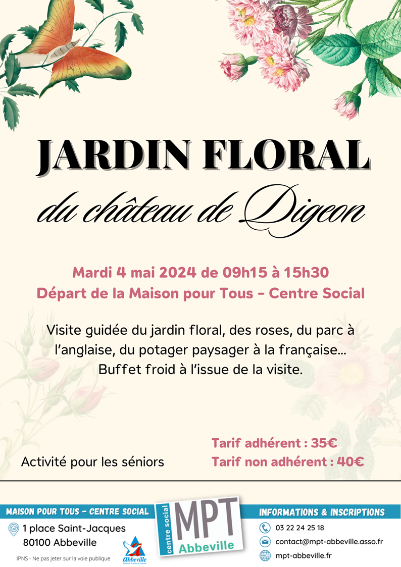 Visite du jardin du château de Digeon