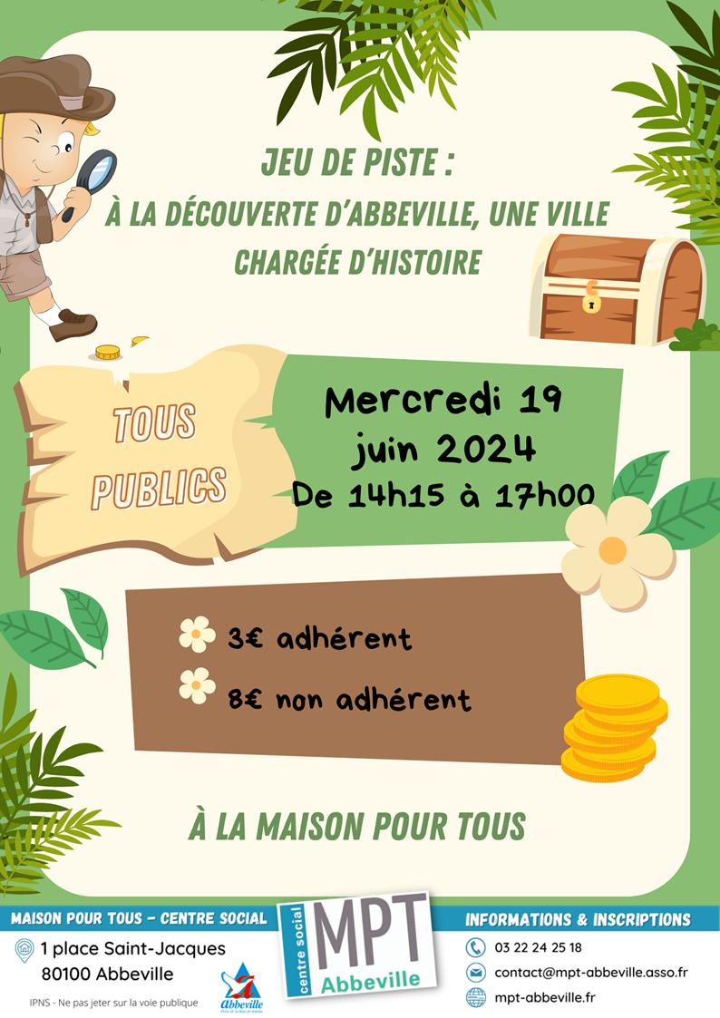 Jeu de piste historique : Abbeville, une ville chargée d'histoire