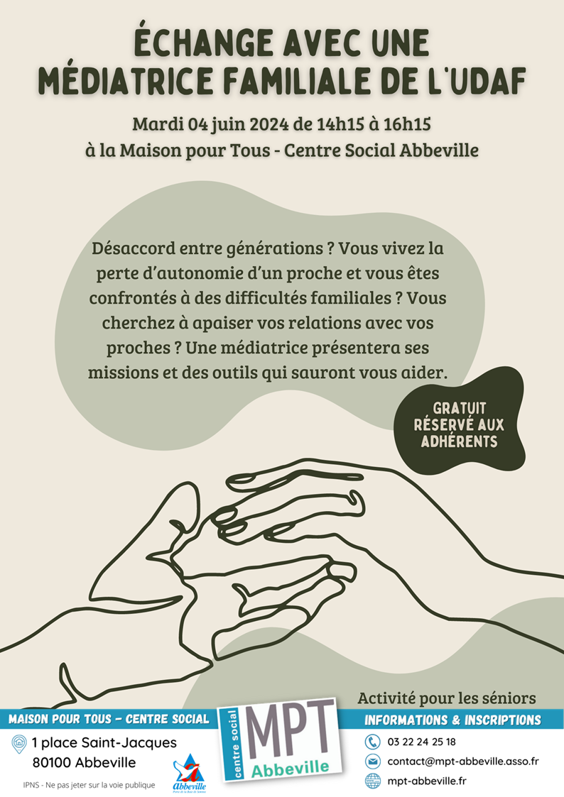 Vivons retraite : échange avec une médiatrice familiale