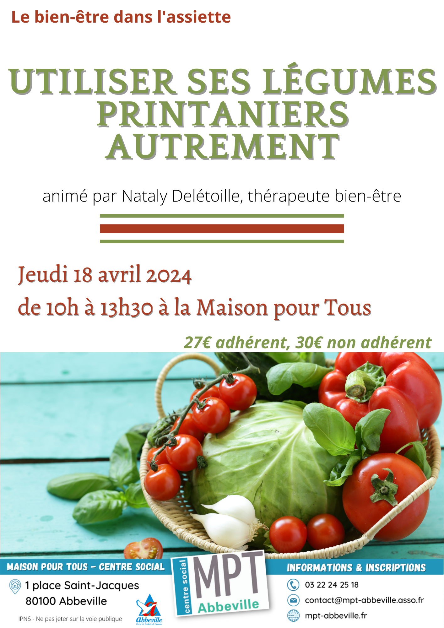 Le bien-être dans l'assiette : utiliser ses légumes printaniers autrement...