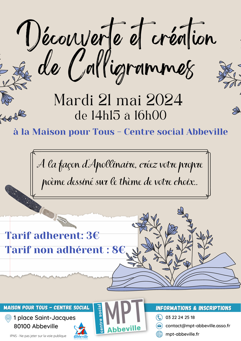 Découverte et création de Calligrammes
