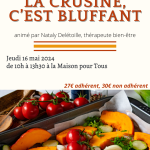 Le bien-être dans l'assiette : le CRUsine, c'est bluffant