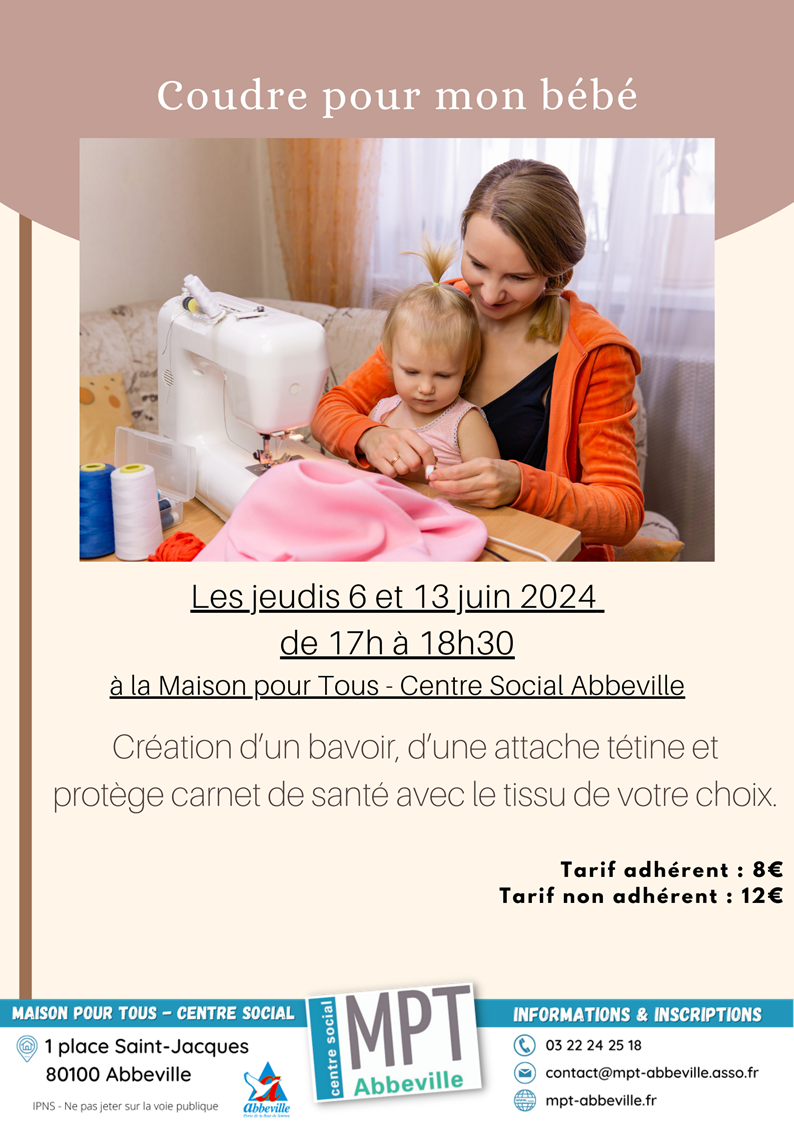 Couture : coudre pour mon bébé