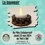 Le Cycle Solidaire : vélo & déco : le bougeoir