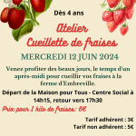 Après-midis ludiques en famille : cueillette de fraises