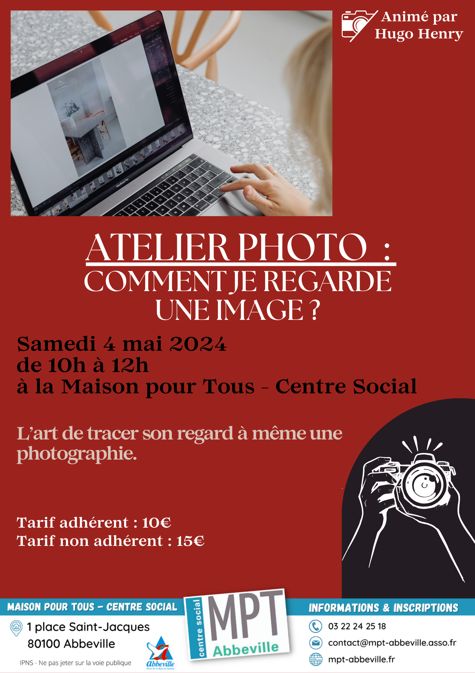 Atelier photo : comment je regarde une image ?