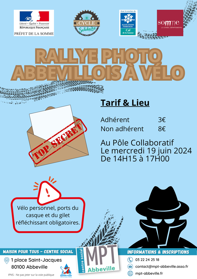 Après-midis ludiques en famille : rallye photo abbevillois à vélo