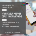 Les jeudis du multimédia : naviguer sur Internet depuis son smartphone