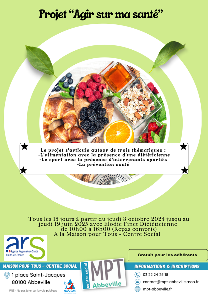 Projet "Agir sur ma santé"