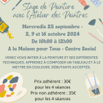 Stage de peinture avec l'atelier des peintres