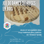 Les jeudis du numérique : jeu de dames chinoises