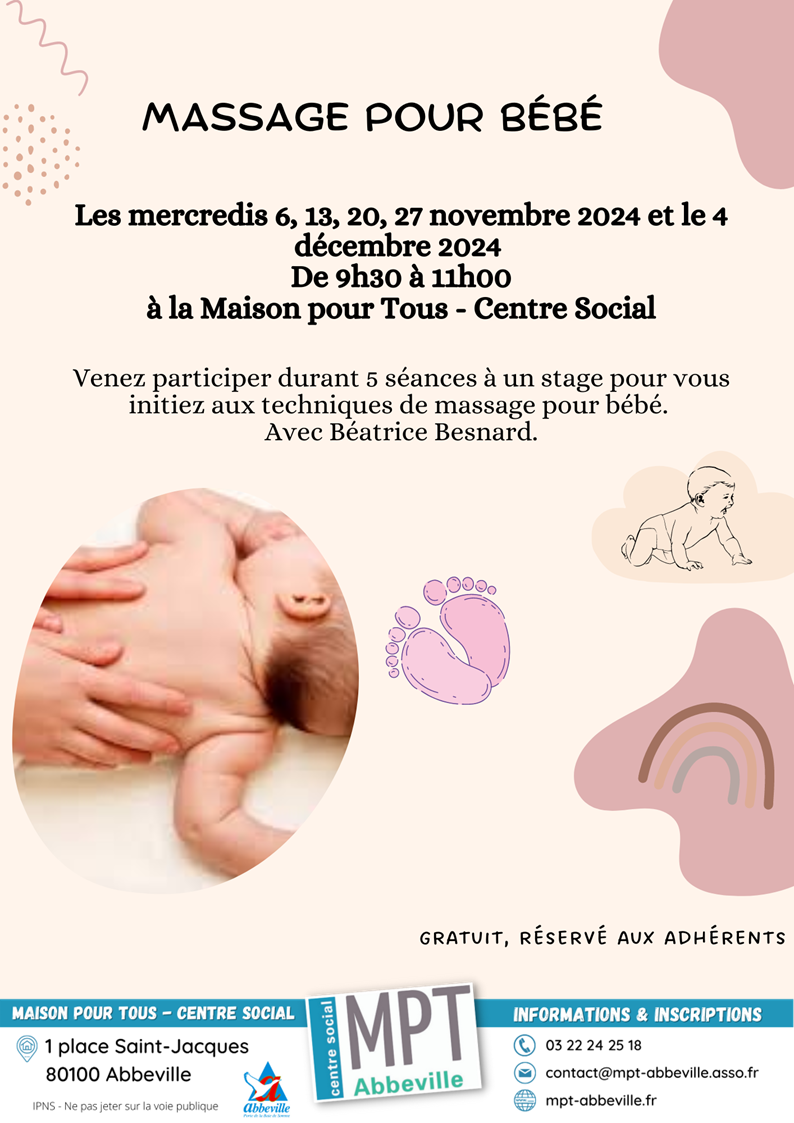 Massage pour bébé