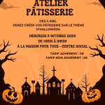 Après-midis ludiques en famille : atelier pâtisserie sur le thème d'Halloween