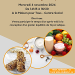 Après-midis ludiques en famille : création d'un goûter équilibré