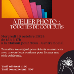 Atelier photo : touches de couleurs