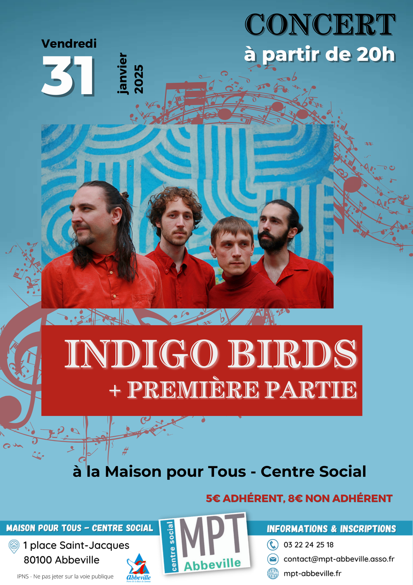 Indigo Birds + Première partie