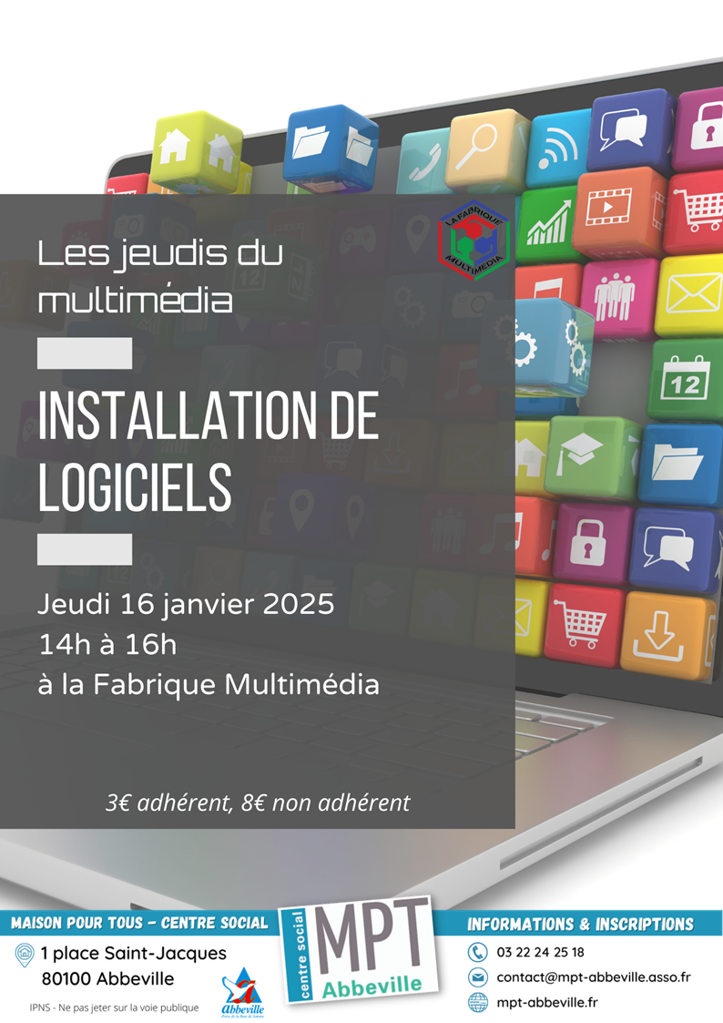 Les jeudis du multimédia : installation de logiciels