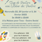 Stage de peinture avec l'Atelier des peintres
