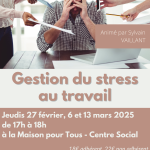 Sophrologie : gestion du stress au travail