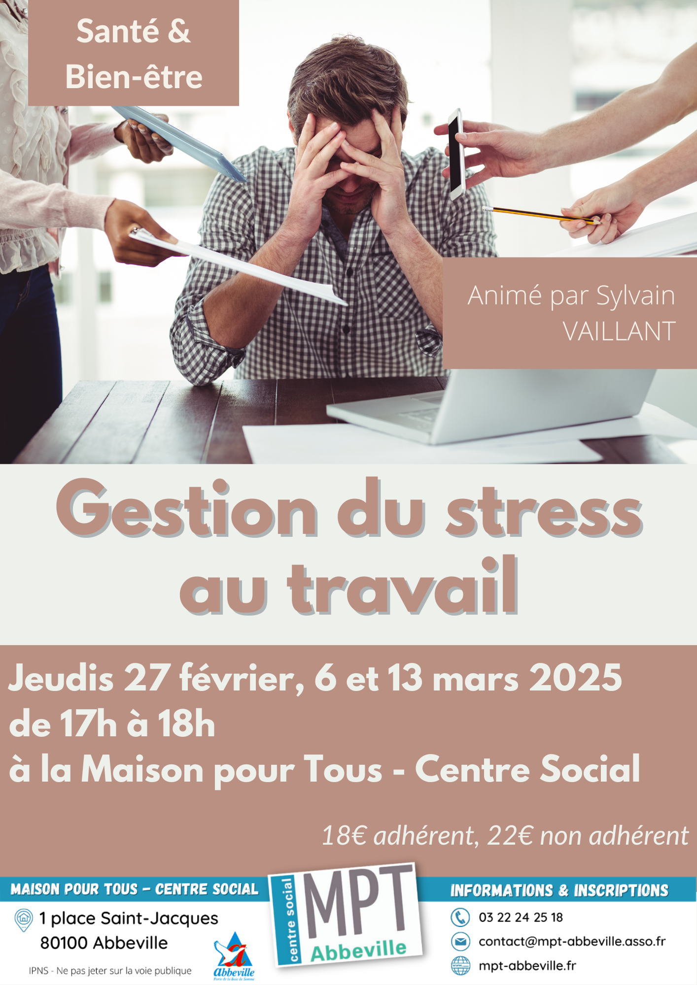 Sophrologie : gestion du stress au travail