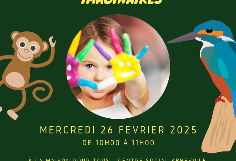 03-Atelier peinture, le monde des animaux imaginaires