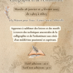 Initiation à l'art de la calligraphie et de l'enluminure