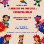 Atelier peinture : mon super-héros