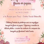 Bouquets éternels : fleurs en papier