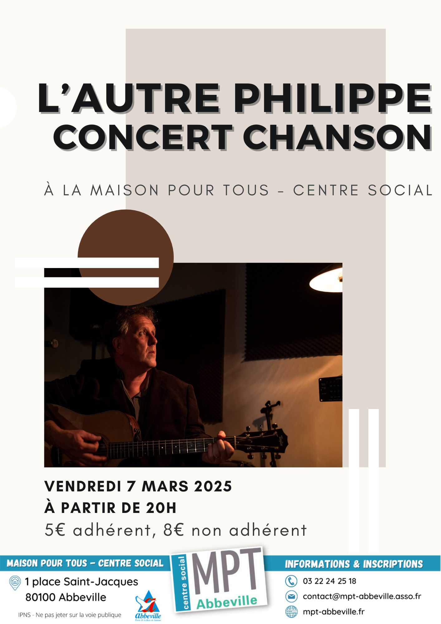 Concert chanson de l'Autre Philippe