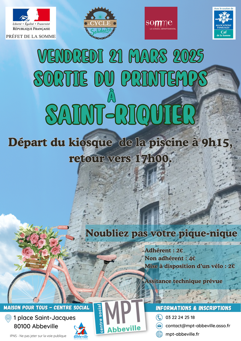 Sortie du printemps à Saint-Riquier