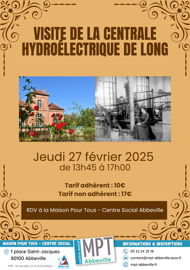 Visite de la centrale hydroélectrique de Long