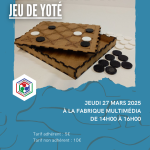 Les jeudis du numérique : création d'un jeu de Yoté