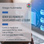 Stages : gérer ses fichiers et sauvegarder avec le Cloud