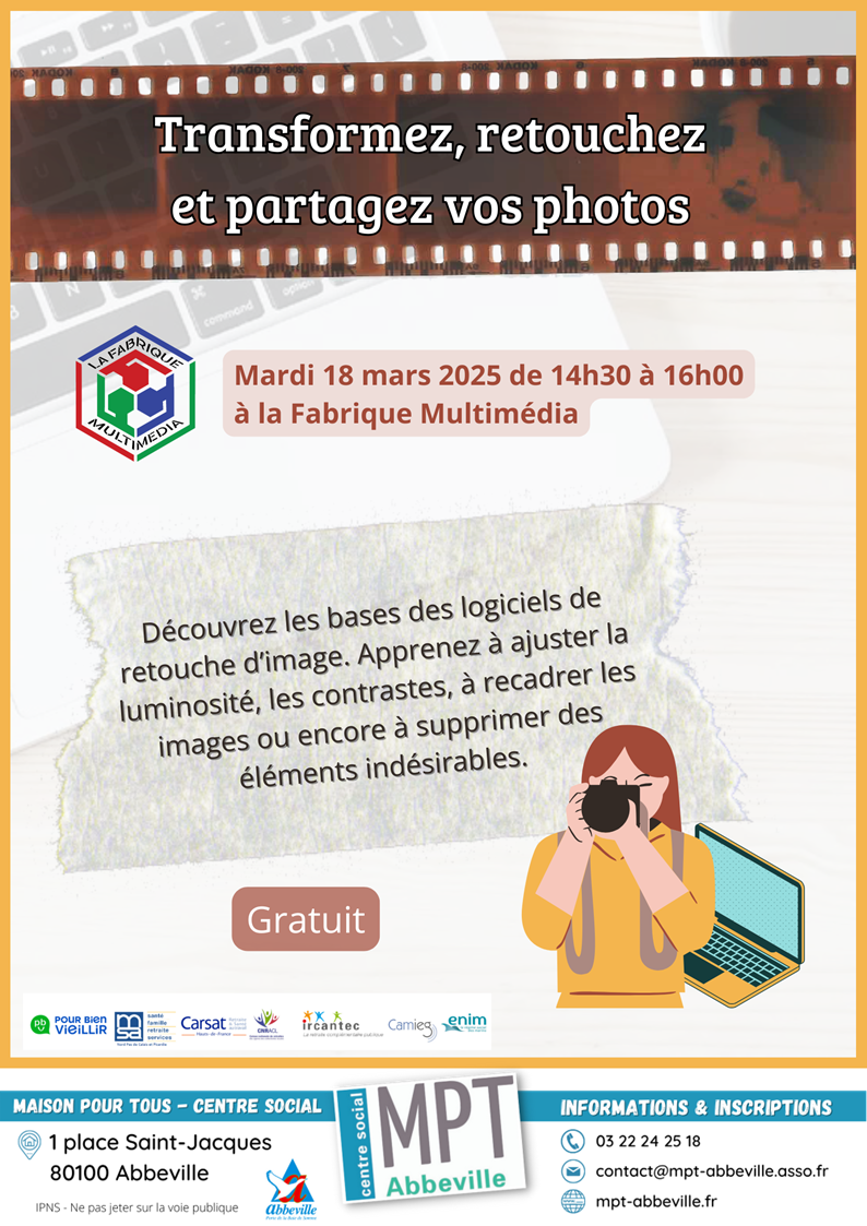 Vivons retraite : transformez, retouchez et partagez vos photos