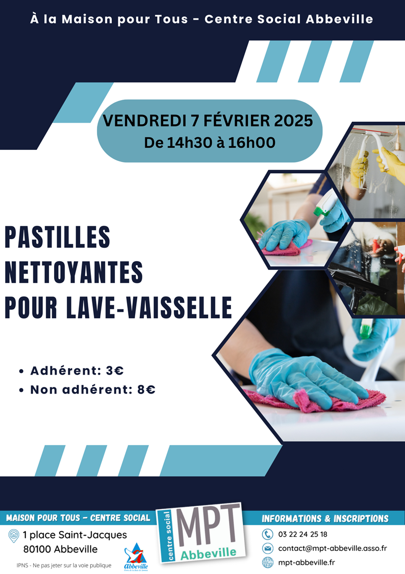 Création de pastilles nettoyantes pour lave-vaisselle