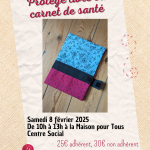 Couture : protège livre ou carnet de santé