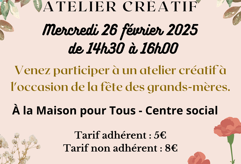 13-Atelier créatif pour la fête des mamies