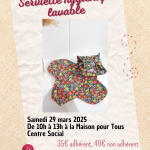 Couture : serviette hygiénique lavable