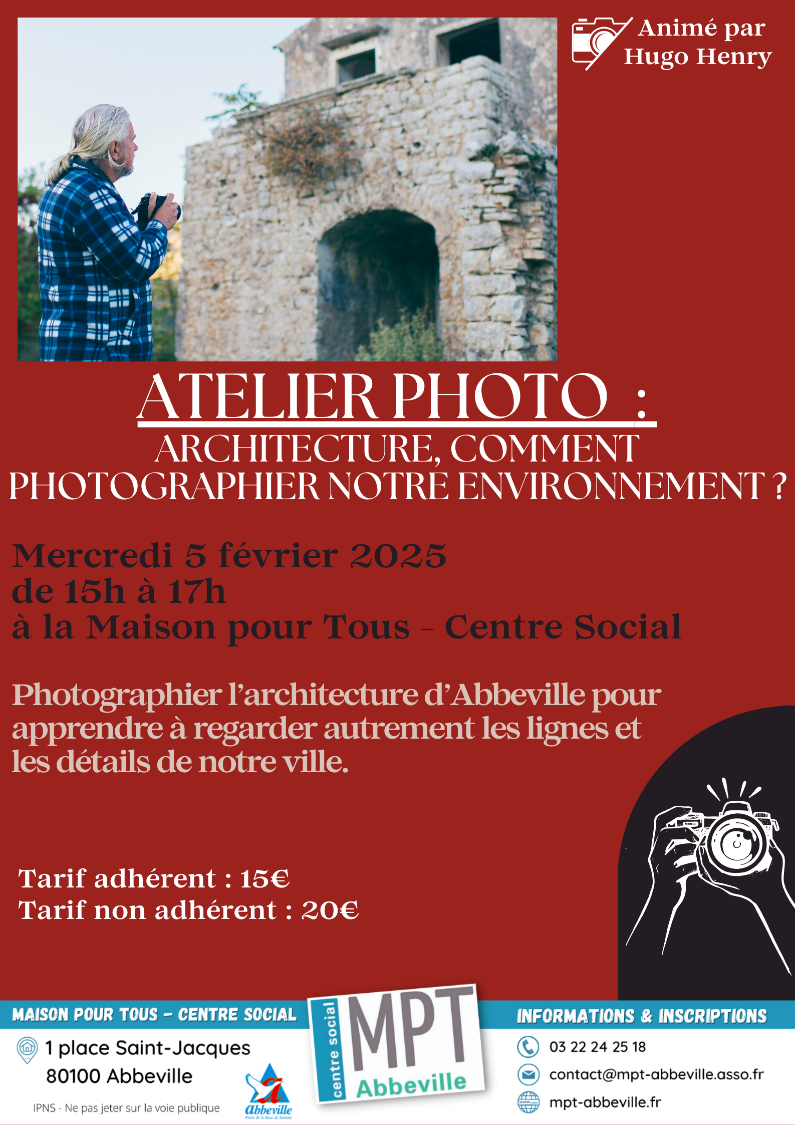 Ateliers photo : architecture, comment photographier notre environnement ?