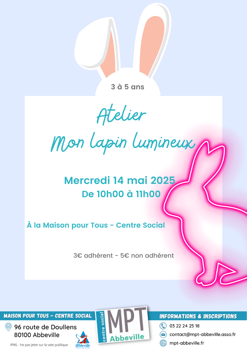 Mon lapin lumineux