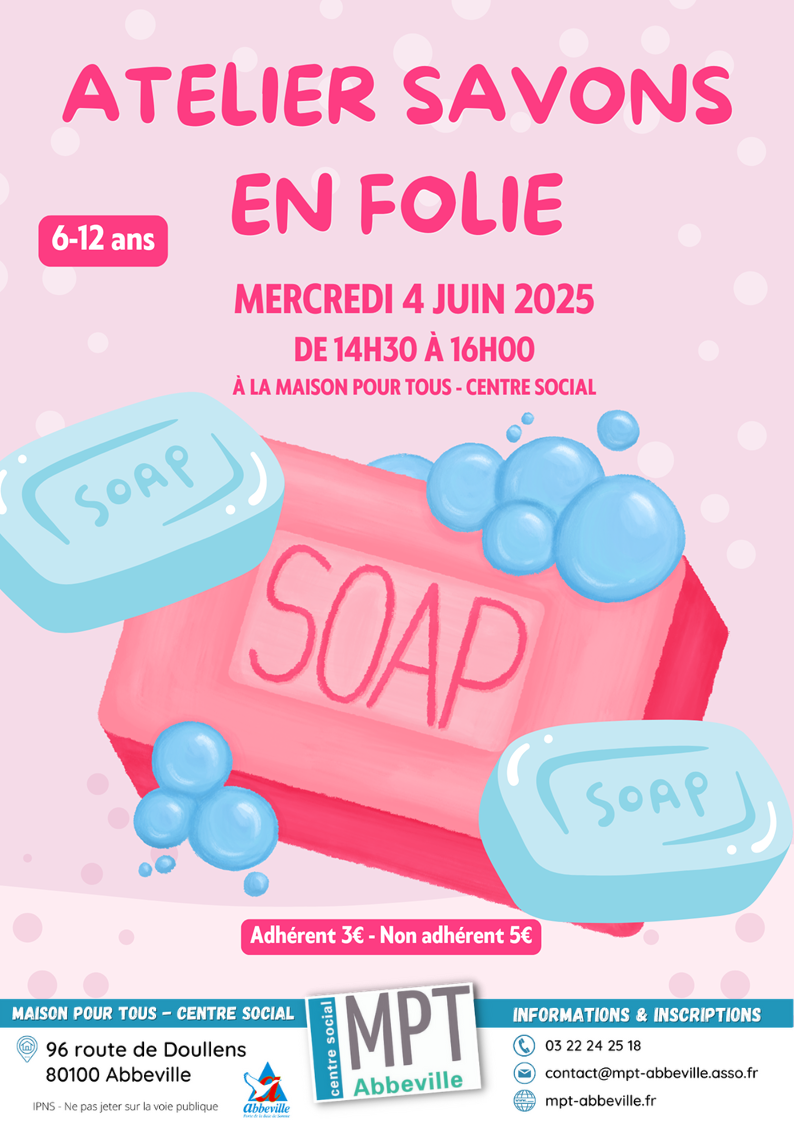 Atelier savons en folie