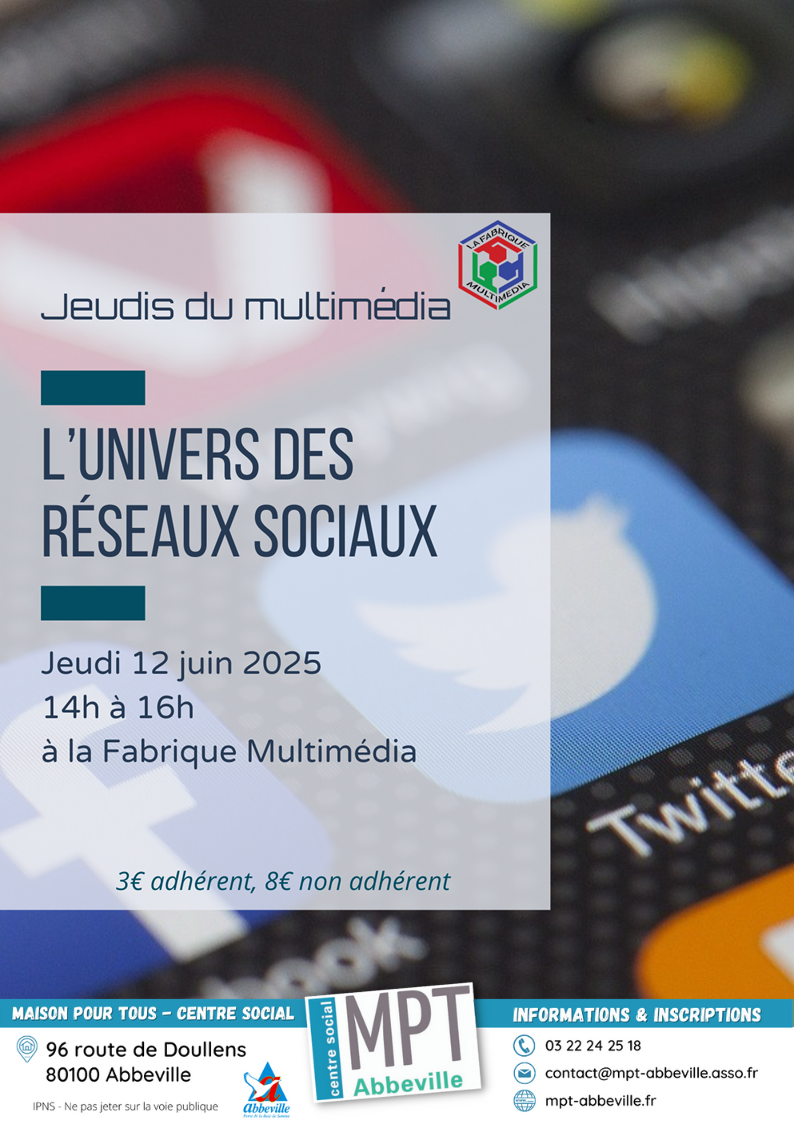 Jeudis du multimédia : l'univers des réseaux sociaux