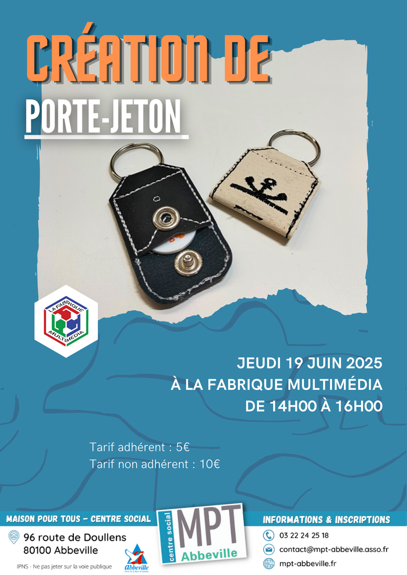 Jeudis du numérique : création de porte-jeton