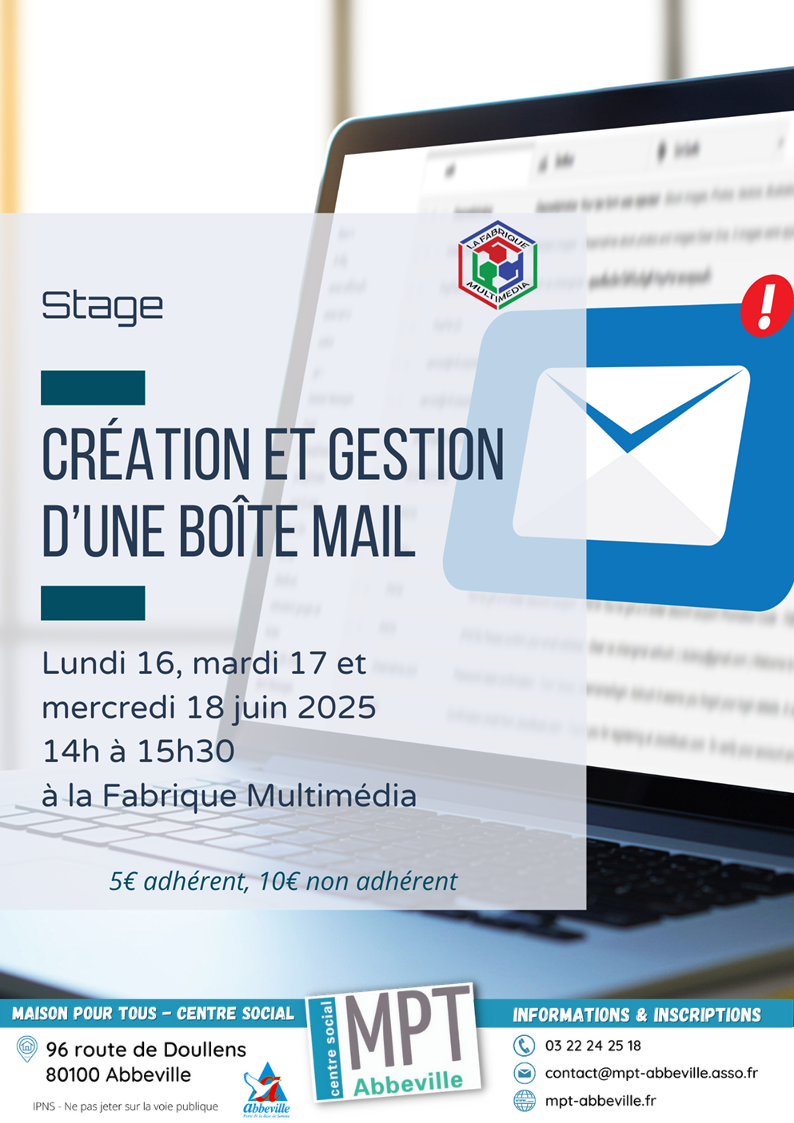 Stage : création et gestion d'une boîte mail