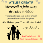 Après-midis ludiques en famille : atelier créatif pour la fête des pères