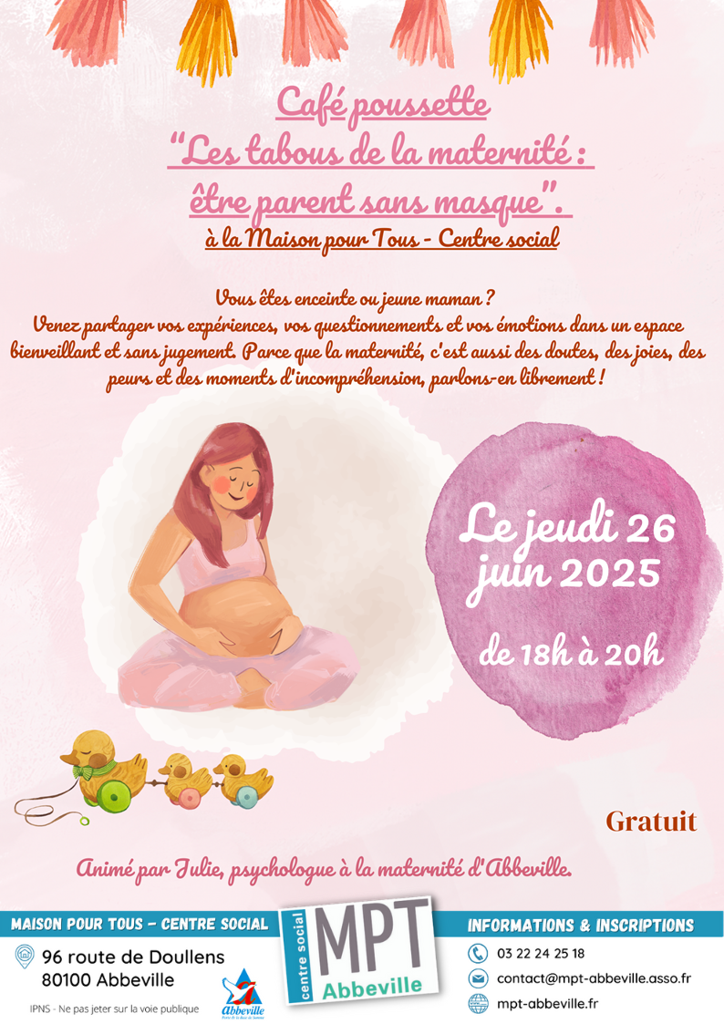 Café poussette : les tabous de la maternité, être parent sans masque