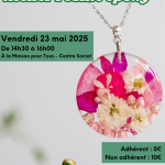 Atelier résine époxy : approfondissement