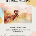 Atelier d'aquarelle : les animaux marins